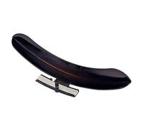 TOVINANNA Zinc Alloy Banjo Armrest Single Leg Replacement Black Banjo Protector Instrument Parts with Mirror Finish