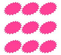 TOVINNA Fluorescent Burst Price Tags 100 Sheets Paper Labels Eye Catching Retail Pricing Signage for Supermarkets Shops and Garage Sale Sticker Display Tags 4.53x3.54 Inch