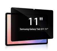 ToVioc 11" 180 Degree Privacy Screen Protector for Samsung Galaxy Tab S11/S7/S8, Privacy Tempered Tablet Film with 9h Hardness, Anti-Spy Screen Protector for Galaxy Tab S11/S7/S8