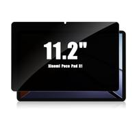 ToVioc 11.2" 180 Degree Privacy Screen Protector for Xiaomi Pad 8/Pad 8 Pro/7/7 Pro/Poco Pad X1, Privacy Tempered Tablet Film with 9h Hardness, Anti-Spy Screen Protector for Xiaomi Poco Pad X1