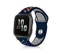 ToVioc 20mm Watch Strap for Garmin Forerunner 570 42mm/165/165 Music, Trend Strap Sport Silicone Replacement Watch Band for Garmin Vivoactive 6/5/3/3 Music, Approach S44/S50/S40/S42 - Pine Leaf Green