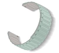 ToVioc 22mm Silicone Bands for Amazfit Bip 6/5/5 Unity, Active Max, Silicone Sport Strap, Magnetic Adjustable Replacement Band for Amazfit Balance 2/1, T-Rex 3 Pro 48mm, GTR 4/3 - Mint&Starlight