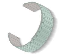 ToVioc 22mm Silicone Bands for Garmin Venu 4 45mm/3 45mm/2, D2 Air X15/vivoactive 4, Silicone Sport Strap, Magnetic Adjustable Replacement Band for Garmin Forerunner 570 47mm/265/255 - Mint&Starlight