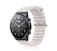 ToVioc 22mm Strap for Xiaomi Watch 5/S4/S4 Sport/S3/Redmi Watch 5 Active 5 Lite, Strap Ocean Silicone Breathable Band for Garmin Venu 4 45mm/Venu 3/Venu2/D2 Air X15 - Starlight