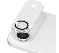 ToVioc] Camera Lens Protector for iPhone Air, Full Coverage Camera Cover, 9H Tempered Glass + Aluminum Frame, Scratch Resistant HD Clear Lens Protector for iPhone Air - Silver