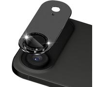 ToVioc] Camera Lens Protector for iPhone Air, Full Coverage Camera Cover, 9H Tempered Glass + Aluminum Frame, Scratch Resistant HD Clear Lens Protector for iPhone Air - Black
