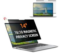 ToVioc Magnetic Privacy Screen for 14 Inch Laptop 16:10, Removable Privacy Screen Filter for 14" Laptop 16:10, Anti Blue Light & Glare Screen Protector for HP/Dell/Acer/Asus/Thinkpad/Envy/XPS