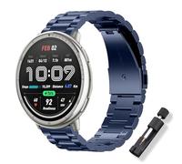 ToVioc Metal Strap for Xiaomi Watch 5/S5/2/S4/S3/Redmi Watch 5 Active | 20mm 22mm Elegant Classic Stainless Steel Metal Strap for Amazfit Bip 6/Balance Ultra/Balance 3/Cheetah 2 Ultra
