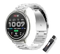 ToVioc Metal Strap for Xiaomi Watch 5/S5/2/S4/S3/Redmi Watch 5 Active | 20mm 22mm Elegant Classic Stainless Steel Metal Strap for Amazfit Bip 6/Balance Ultra/Balance 3/Cheetah 2 Ultra