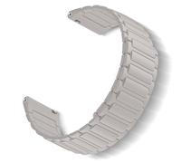 ToVioc Silicone Bands compatible with Garmin Vivoactive 6/Vivoactive 5/Approach J1/Approach S44, 20mm Silicone Magnetic Replacement Band for Garmin Forerunner 570 42mm/Forerunner 165 - Starlight