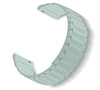 ToVioc Silicone Bands compatible with Garmin Vivoactive 6/Vivoactive 5/Approach J1/Approach S44, 20mm Silicone Magnetic Replacement Band for Garmin Forerunner 570 42mm/Forerunner 165 - Mint Green