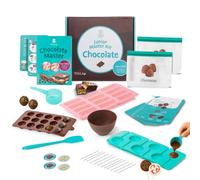 Tovla Jr. Ultimate Chocolate Making Kit Cooking for Kids Set - Real Chocolate Kit & Recipe Cards - Junior Chef Baking Tools with Moulds, Utensils & Gift Box - Cooking for Kids, STEM Learning Tools
