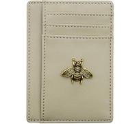 Tovly Credit Card Holder RFID Blocking Small Front Pocket Minimalist Wallet,Cute bee PU Leather Slim ID Card Case Gifts for Girl Women, Green, Slim Card Holder