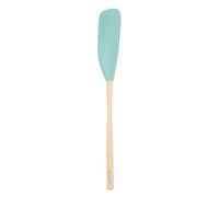 Tovolo 1000284 Flex-Core Jar Scraper Wood Handle-Light Aqua, Silicone