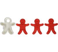Tovolo 81-3804 Ginger Boys Gingerbread Man Cookie Cutters, Set of 6
