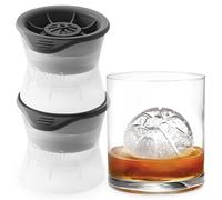 Tovolo Basketball Ice Molds, Set of 2 Basketball-Shaped Ice Sphere Molds, Stackable Sports Ice Molds, Sports-Themed Ice Makers, Giftable Sports Whiskey Ice Ball Molds, BPA-Free & Dishwasher-Safe