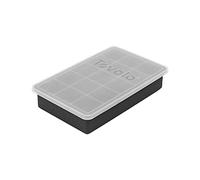 Tovolo Coffee, Bartender Accessories, & Smoothies/BPA-Free & Dishwasher-Safe Perfect Cube Ice Tray with Lid (Charcoal) -Stackable & Reusable Silicone Molds for Whiskey, Cocktails, 1 Pack