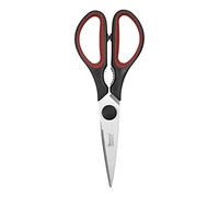 Tovolo Elements Heavy Duty Kitchen Shears with Sheath for Food Prep Trimming Meat and Vegetables, Small, Charocal, Sangria