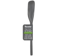 Tovolo Flex-Core All Silicone Jar Scraper - Charcoal