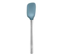 Tovolo Flex-Core Stainless Steel Handled Spoonula, Silicone Spoon Spatula Head With Ergonomic Grip Stainless Steel Handle, Dishwasher-Safe Kitchen Utensil