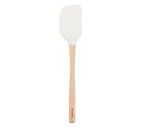 Tovolo Flex-Core Wood Wrist Silicone Spatula, Non-Stick, Heat-Resistant, BPA-Free, Dishwasher-Safe with Removable Angled Head