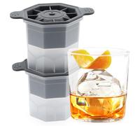 Tovolo Leak-Free Faceted Sphere Ice Molds, Set of Two