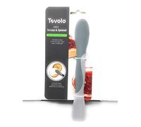Tovolo Scoop & Spread Tool - Dual-Ended Silicone & Nylon Kitchen Utensil for Spreading, Scraping, Scooping, Slicing - BPA-Free, Heat-Resistant, Dishwasher Safe