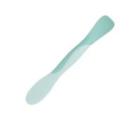 Tovolo Mini Scoop & Spread Tool for Kitchen Meal Prep Small Sandwich Spreader Spatula for Peanut Butter Jelly, Silicone BPA Free Dishwasher Safe Scooper Spreader, Aqua Seafoam Green