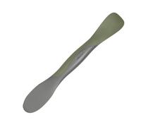 Tovolo Scoop and Spread Large Dual End Silicone Sandwich Spreader Tool with Nylon Handle, BPA Free Dishwasher Safe Silicone and Nylon Tool for Spreading and Scooping, Thyme Green and Charcoal Gray