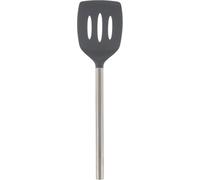 Tovolo Silicone Slotted Turner - Charcoal