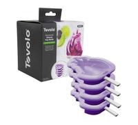 Tovolo Stackable Popsicle Molds with Sticks, 4-Pack, Unicorn Shaped Pop Molds, Reusable Silicone Ice Pop Maker for Kids, Homemade Frozen Snacks & Treats, Drip Guards, BPA-Free, Dishwasher Safe