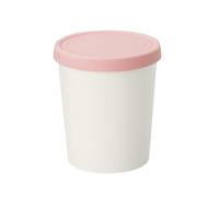 Tovolo Stackable Sweet Treat Ice Cream Tub Food Tight-Fitting Silicone Lid Freezer Storage Container for Sorbet & Gelato, BPA-Free & Dishwasher-Safe, 1-Quart, Pink