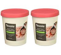Tovolo Sweet Treats 1 Quart Raspberry Tub, Set of 2
