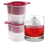 Tovolo Tree & Snow Flake Ornament Ice Molds, Mixed Set of 2, for Making Leak-Free, Slow-Melting Drink Ice for Whiskey, Spirits, Liquor, Cocktails, Soda & More