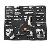 TOVOT 32PCS Sewing Machine Foot Sewing Machine Presser Feet Set Accessories for Singer Brother Sewing Machines