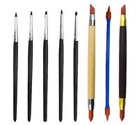 TOVOT 8PCS Silicone Sculpting Tools Two-Head Clay Tool Clay Modelling Tools Pottery Tool for Carving Shaping Painting
