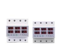 TOVPD3-63VA Three Phase 3P+N Adjustable Over and Under Voltage Protector Over Current Protection Automatic Recovery Protective Device