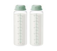 TOVVILD 12oz Breastmilk Storage Bottle, Breast Milk Container Collection Bottles for Fridge & 22oz Momcozy Breast Milk Cooler, Wide Neck Baby Bottles Compatible with Spectra Motif Luna Flange, 2PCS