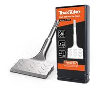 TovxTuke SDS-Plus Tile Chisel 3 Inch 20° Curved Scraper Chisel for Ceramic & Tile Removal