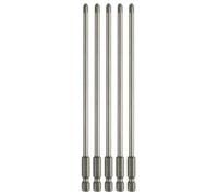 Tovyvw #191V02-0 5 Piece Long PH2 Drill Bit Set Replacement Part New Compatible with Makita