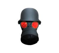 Tow Ball Cover, Tow Bar Cover Cap for Trailer Coupling, Gas Mask Car Decoration Accessories for Drawbar, Black