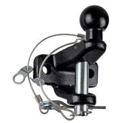 Tow Ball Hitch | 3500kg Max Tow | ROAD LEGAL Trailer Coupling | E11 R55 Homologated Approved | 50mm Standard Ball and 24mm Pin | Black Painted Finish