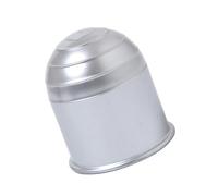 Tow Ball Protector Plastic 2 Inch Hitch Cover for Towing | Protects Towball from Grease and Dirt, Silver Finish, Trailer Signal Display Use, Universal Fit