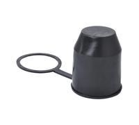 Tow Bar Protective Cap - Trailer Towball Protective Cover | Trailer Hitch Ball Cover With Hook, Universal Black Towball Sleeve Cap for RV Car Truck Abrasion & Dirt Protection