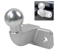 Tow Bar Towing Ball And Pin Coupling 50mm Tow Ball Heavy Duty High Reach Hitch 50mm Standard Tow-Ball(Silver)