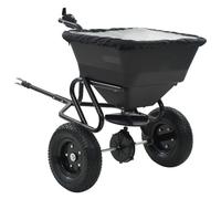 Tow Behind Salt Spreader 125x74x79cm 45L Lawn Fertiliser Gritter Wagon vidaXL