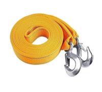 Tow cord, Powerful Nylon Double Flat Rope Fluorescent Towing Rope For Automotive Strong Trailing Rope Total Length Of 4 Meters,for Off Road Vehicle Trucks