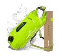Tow Float for Open Water Swimming - 15L Swim Buoy & Dry Bag for Adults - Cold Water Safety Float for Sea Swimmers, SUP & Kayak - Hi-Vis, Waterproof & Durable with Recovery Handle