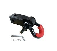 Tow Hitch, 4.75 Ton Receiver D-Ring Hitch Trailer Hitch Bow Shackle Tow Towing Bar