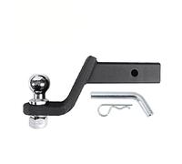 Tow Hitch, 4 Inch Towbar Tongue Ball Mount With Towball And Hitch Pin RV Parts Car Camper Accessories Caravan Components(With 50mm Ball)